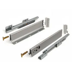 SO-TECH® Schubkasten Schubladensystem Modern Box Zargenhöhe 84 mm, Nennlänge 250-550 mm Soft-Close weiß weiß