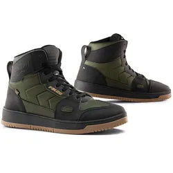 Falco Harlem Motorrad Schuhe Motorradstiefel Atmungsaktiv absorbierend grün|schwarz 42 EU