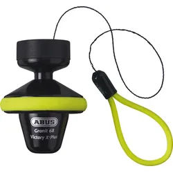 ABUS Granit Victory XPLus 68 Roll Up Bremsscheibenschloss, schwarz-gelb für Männer