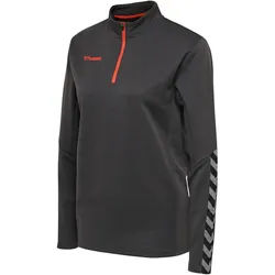hummel Authentic 1/2-Zip Sweatshirt Damen asphalt M