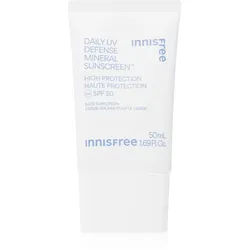 innisfree Daily UV Defense Mineral Sunscreen schützendes mineralisches Gesichtsfluid SPF 50 50 ml