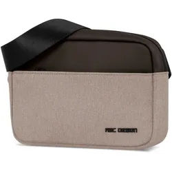 ABC Design Schultertasche , Beige , Textil , 22.5x15x6 cm , EN 1888 , verstellbarer Schultergurt , Freizeit & Co, Koffer & Taschen