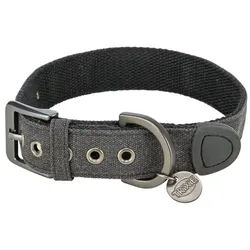 TRIXIE CityStyle Halsband, extra breit, 40 - 47 cm / 30 mm, schwarz