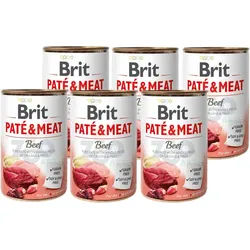 BRIT PATE & MEAT BEEF 6 x 400g