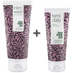 Australian Bodycare Gel & Seife bei roten Flecken, Pickeln Punkten auf der Eichel Set 300 ml
