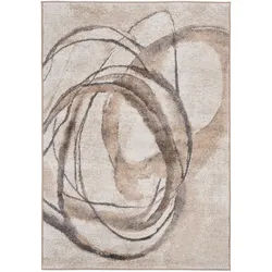 Webteppich Perle in Beige ca. 120x170cm