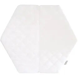 Roba Laufgittermatratze für 6-eckige Laufgitter , Weiß , Textil , Sechseckig , 112x4x97 cm , Babymöbel & Kindermöbel, Babyzimmer, Laufgitter