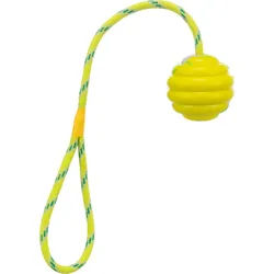 TRIXIE Wellenball am Seil, Naturgummi, Ø 6 / 30 cm