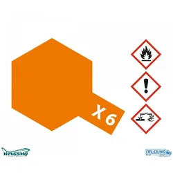 Tamiya X-6 Orange glänzend 10ml 300081506