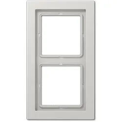 Rahmen LS-design - 2-fach (lichtgrau)
