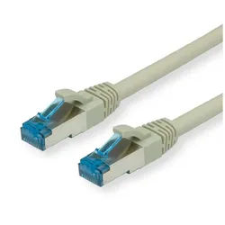 VALUE Patchkabel Cat.6A (Class EA) S/FTP (PiMF), LSOH LAN-Kabel, RJ-45 Männlich (Stecker), RJ-45 Männlich (Stecker) (150.0 cm) grau