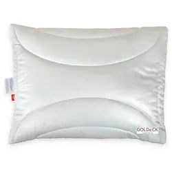 Goldeck Austria Kopfpolster , Champagner , Textil , Füllung: Faserbällchen , 70x90 cm , ISO 9001, Oeko-Tex® Standard 100, Made in Europe , für Hausstauballergiker geeignet, feuchtigkeitsregulierend, antibakteriell, weich und anschmiegsam, pflegeleicht, perfekte Stützfunktion, für alle Schlafpositionen geeignet, ökologisch, atmungsaktiv, hygienisch, individuell anpassbar, stützt Kopf, Nacken und Wirbelsäule , Heimtextilien, Kopfpolster & Bettdecken, Kopfkissen, Kopfpolster