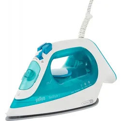 Braun Dampfbügeleisen TexStyle 3 SI 3041GR - Dampfbügeleisen - weiß/türkis, 2350 W weiß