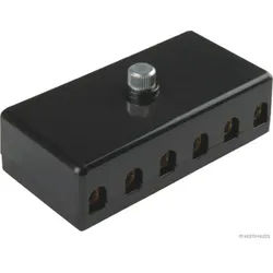 HERTH&BUSS Sicherungsdose, 6-polig schwarz - 50300610 - schwarz