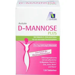 D-MANNOSE PLUS 2000 mg Tabl.m.Vit.u.Mineralstof. 120 St.
