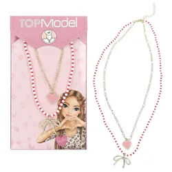 Depesche Kette mit Anhänger DEPESCHE TOPModel Halskette 2fach Leoheart
