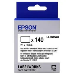 EPSON LK-8WBWAC SCHWARZ / WEIß ETIKETTEN FÜR LABELWORKS LW-Z900FK