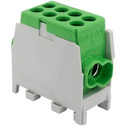 Hauptleitungsklemme Abzweigklemme HLAK 25-1/2/25 M2 grün Klemmblock Verteilerklemme 1P 1,5-25 mm2 Pollmann 208 2080190