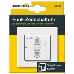 SCHELLENBERG Rollladenprofil Schellenberg Funk-Zeitschaltuhr Aufputz weiß