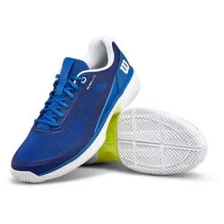 Wilson Rush Lite 5.0 Clay/Sandplatz blau/weiss Herren Tennisschuh blau 44 2/3 EU