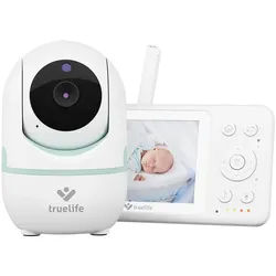 TrueLife Babyphone truelife NannyCam R4 TLVMMNCR4NNWA Babyphone mit Kamera Funk 2.4 GHz