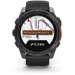 Garmin Fenix 8 Smartwatch (3,6 cm/1,4 Zoll, Garmin) grau|schwarz