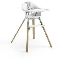Stokke Hochstuhl , Naturfarben, Weiß , Holz, Kunststoff , Buche , massiv, Hartholz , 56x82.5x69 cm , Fsc , Fußstütze verstellbar, Essbrett abnehmbar, höhenverstellbar, zusammenklappbar , Holzmöbel, Sitzgelegenheiten Holz, Hochstühle und Tischsitze Holz