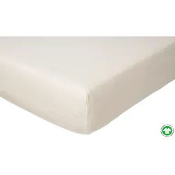 Spannleintuch Bio Greta in Beige ca. 180x200cm