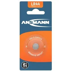 Ansmann Alkaline Knopfzelle LR44, LR1154, AG13, 1,5 Volt