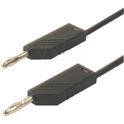 MLN 100-2 SW - Messleitung, 2,5 mm2, 1,0 m, schwarz
