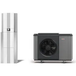 WOLF Luft/Wasser-Wärmepumpen-Center CHC-Monoblock 07/200 inklusive CHA07/400V, Warmwasserspeicher und Bedienmodul - 9146835