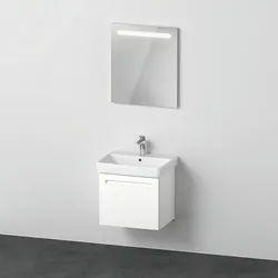 Duravit Duravit No.1 Möbelwaschtisch mit Waschtischunterbau und Spiegel 600x450x2000 mm - N101540181 N10154018180000