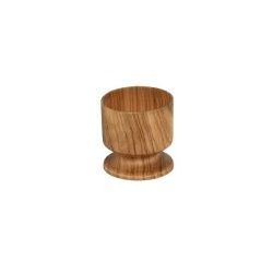 Metaltex Oliven-Holz Eierbecher, Eierhalter aus Holz für das perfekte Frühstück, 1 Stück, Ø 4,5 cm