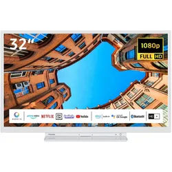 Toshiba 32LK3C64DAW 32 Zoll Fernseher / Smart TV (Full HD, HDR, Alexa Built-In, Triple-Tuner) - Inkl. 6 Monate HD+