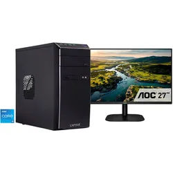 CAPTIVA Power-Starter I98-579 TFT Bundle Business-PC-Komplettsystem (68,6", Intel® Core i5 Core i5 14400, UHD Graphics 730, 8 GB RAM, 1000 GB SSD) schwarz