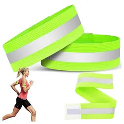 VERK GROUP Reflektorband Reflektorband Reflektierend Leuchtband Armband, Reflektor, Sicherheit, Joggen, Set