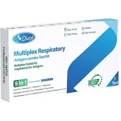 Dvot Multiplex-Testkit auf 9 Atemwegsinfektionen (9in1) Test 1 St