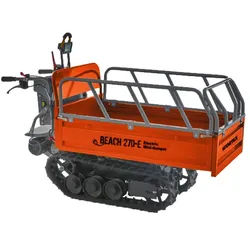 Wortex Beach 270E - Akkubetriebene Raupendumper mit ausziehbarer Mulde - 450 kg Tragfähigkeit