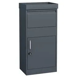 Westmann Paketkasten »Piet«, BxHxT: 50 x 105 x 37 cm, anthrazit, Stahl - grau