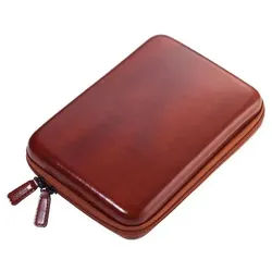 TROIKA CBO25/BR Personal Organizer Kunstleder, Samt Braun