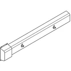 KWC Aquarotter Armatureneinheit, Edst., W.-Mont., 2 Waschplätze, 1240 mm, Wasser hi. li, 2030071793 2030071793
