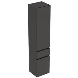 Hochschrank Geberit Renova Plan, 2 Türen, 1 Schublade, 390 x 1800 x 360 mm, lava matt - 501923JK1