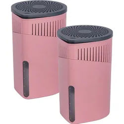 Naní Granulat-Luftentfeuchter Wenko 2er Set Raumentfeuchter Drop 1000 g Rosa 50242100