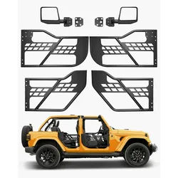 VEVOR 4-Türen Jeep Rohrtür 2018-2024 Jeep Wrangler JL mit Seitenspiegeln Jagd