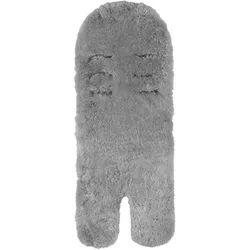 Jimmylee Kinderwageneinlage , Grau , Textil , Echtleder , Lammfell , Füllung: Polyester , 30x79 cm , Oeko-Tex® Standard 100 , temperaturausgleichend, atmungsaktiv , Baby on Tour, Kinderwagen, Kinderwagenzubehör, Sonstiges Kinderwagenzubehör