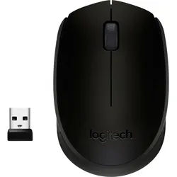 Logitech Logitech B170 Wireless, Maus, (3 Tasten, für Maus (Funk) schwarz