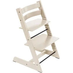 Stokke Hochstuhl , Perlmutt , Holz , Buche , 46x79x49 cm , Fußstütze verstellbar, Sitzfläche verstellbar , Babymöbel & Kindermöbel, Babyzimmer, Hochstühle