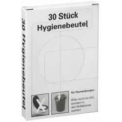 Wagner EWAR Hygienebeutel, aus Kunststoff, Hygienebeutel für Hygienebeutelspender, Karton= 10 x 30 = 300 Beutel, 210 x 125 x 85 mm