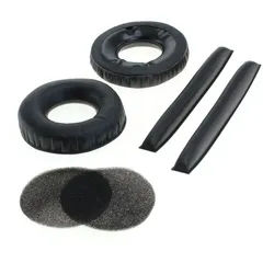 Ohrpolster Set Kunstleder passend für Sennheiser HD25, HD25-1 II, PC150, PC151, PC155
