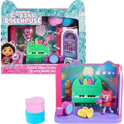 Spin Master Spielwelt Gabby's Dollhouse – Deluxe Room – DJ Catnip's Musikzimmer bunt